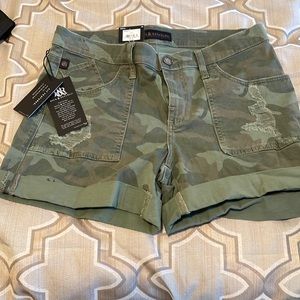 Rock & Republic Camouflage Shorts - size 12 - Brand New with Tags